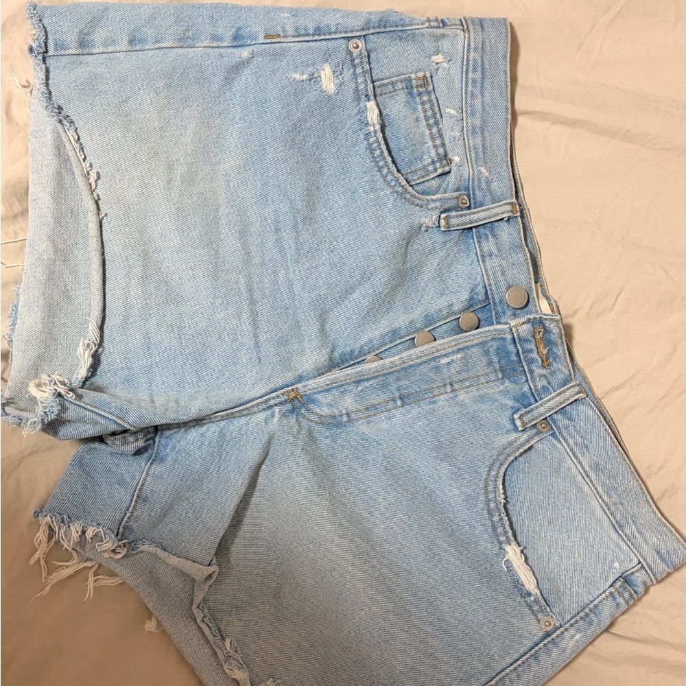 Universal Thread Light Wash Distressed Jean Shorts